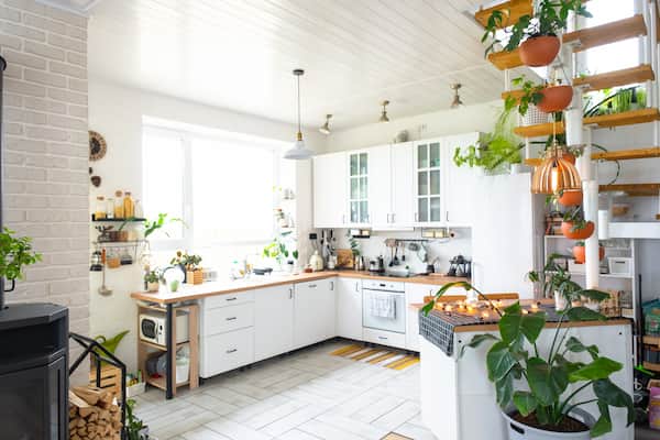 Küche im Vintage Look